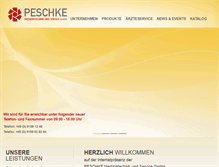 Tablet Screenshot of peschkemed.com